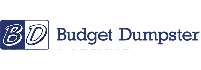 Budget dumpster logo